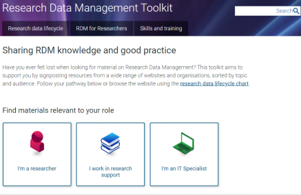 Research Data Management Toolkit | Research Consulting